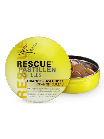 Bach rescue pastilles orange-sureau 50g