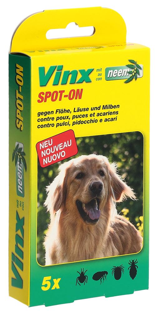 Vinx bio spot on chien 5x 1ml