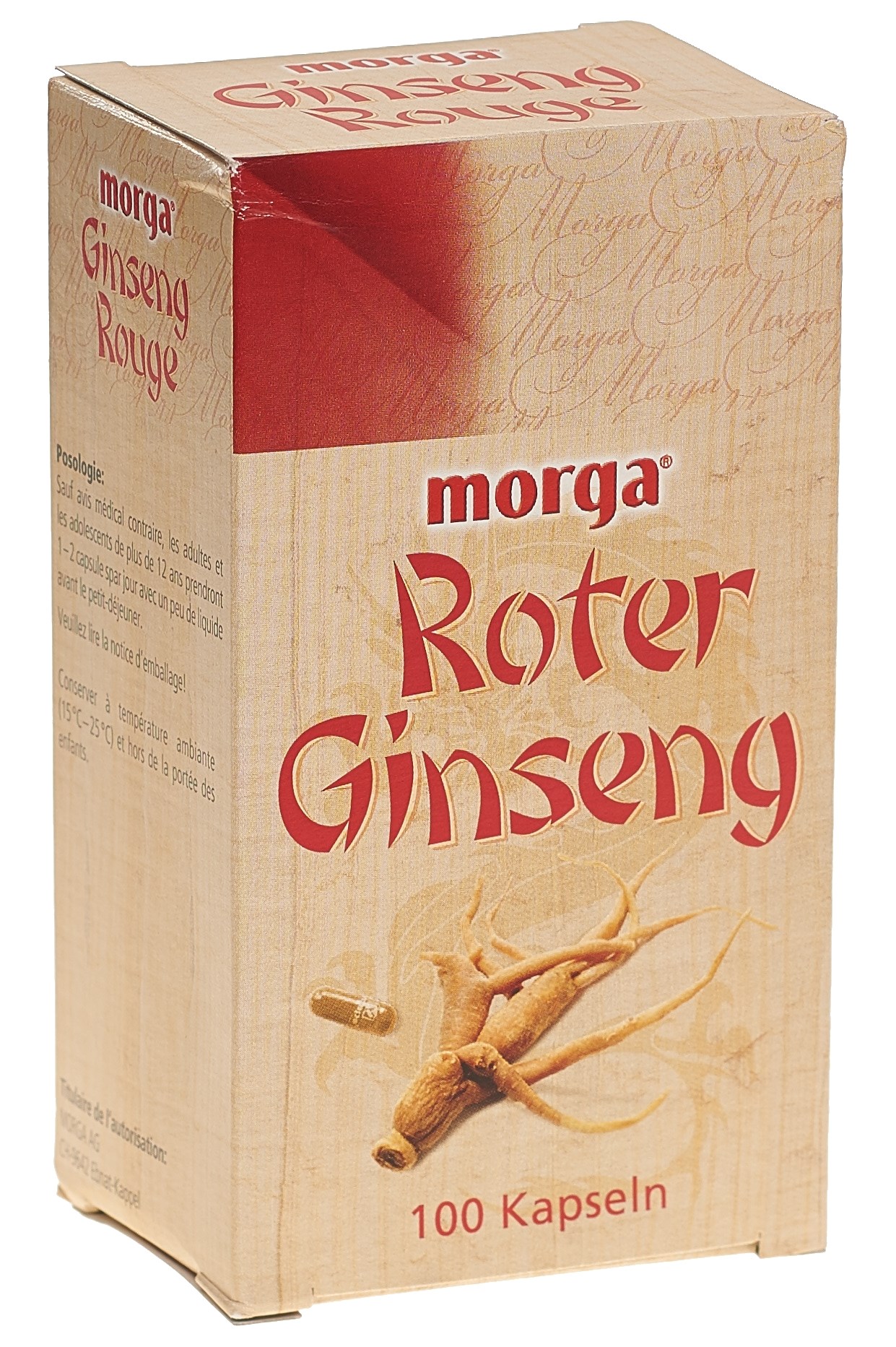 Morga roter ginseng 100 capsules