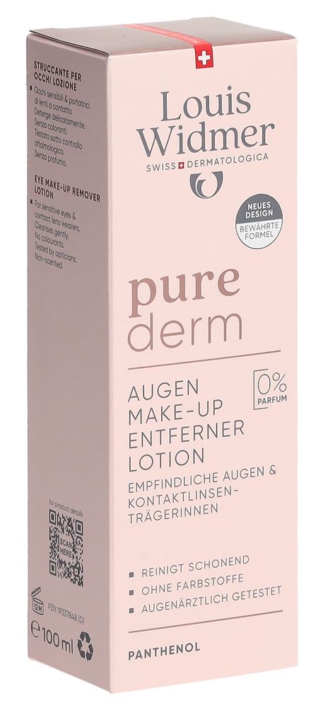 Louis widmer démaquillant yeux 100ml