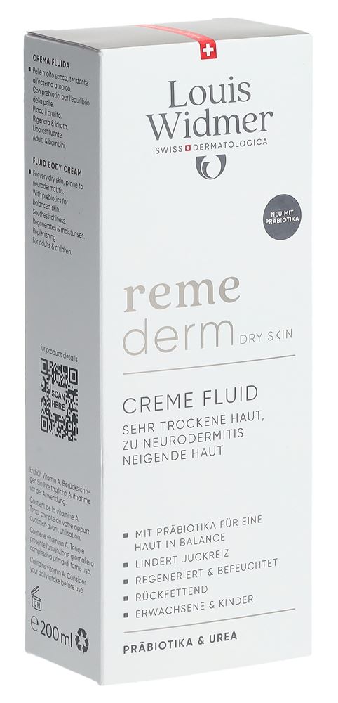 Louis widmer remederm crème fluide p