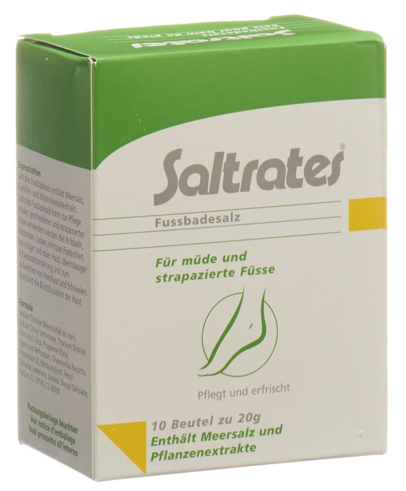 Saltrates Fußbadesalz 10 Beutel à 20 g