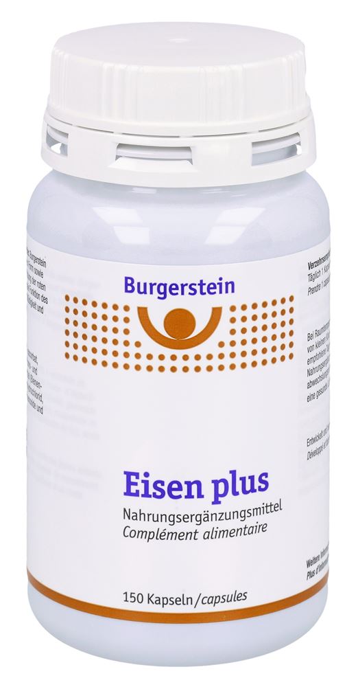 BURGERSTEIN EISEN PLUS 150 CAPSULES