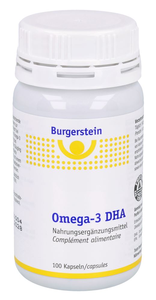 Burgerstein omega-3 dha 100 caps