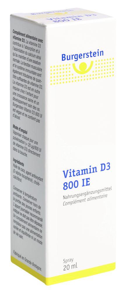 Burgerstein d3 liquid 20ml spray