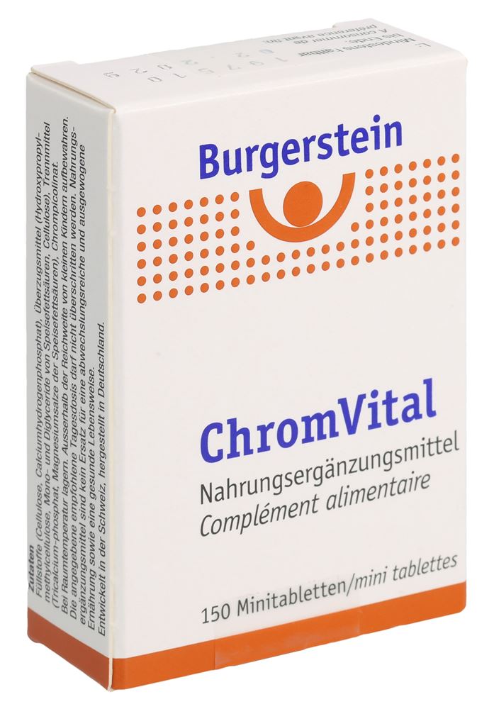 Burgerstein chromvital 150 cpr