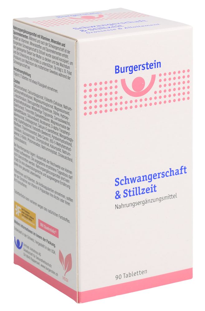 Burgerstein grossesse allaitement 100 cpr