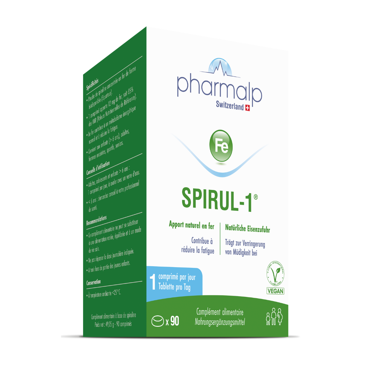 Pharmalp spirul-1 90 comprimes