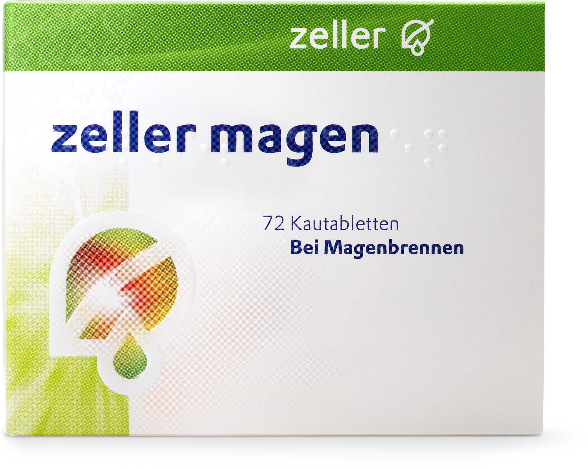 Zeller estomac 72 comprimés à croquer