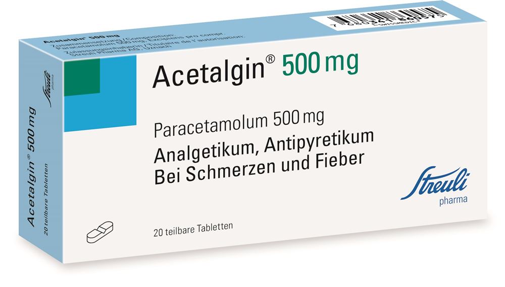 Acetalgin 500 mg 20 cpr
