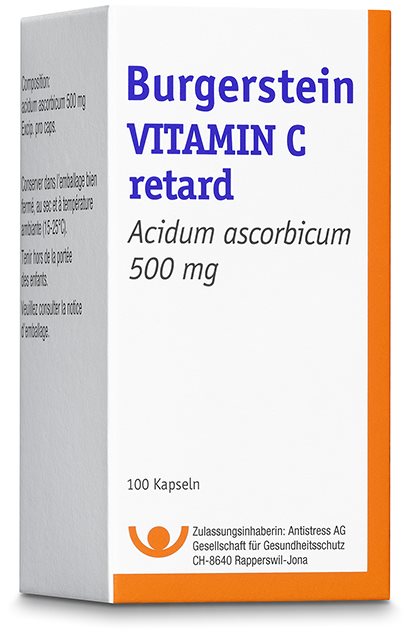 Burgerstein vitamine c retard 100 capsul