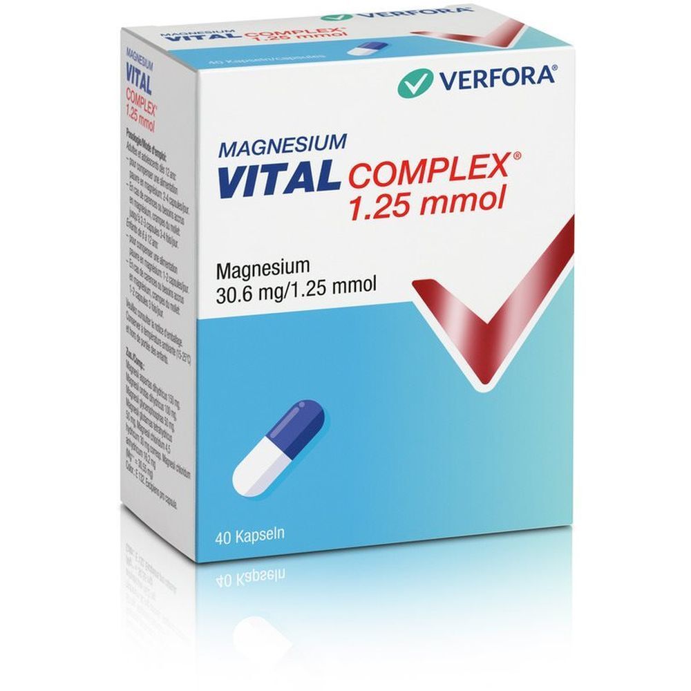 Magnésium vital complex 40 capsules