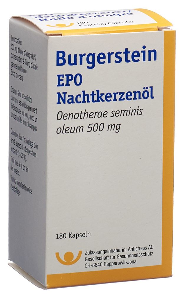 Burgerstein epo onagre 100 capsules