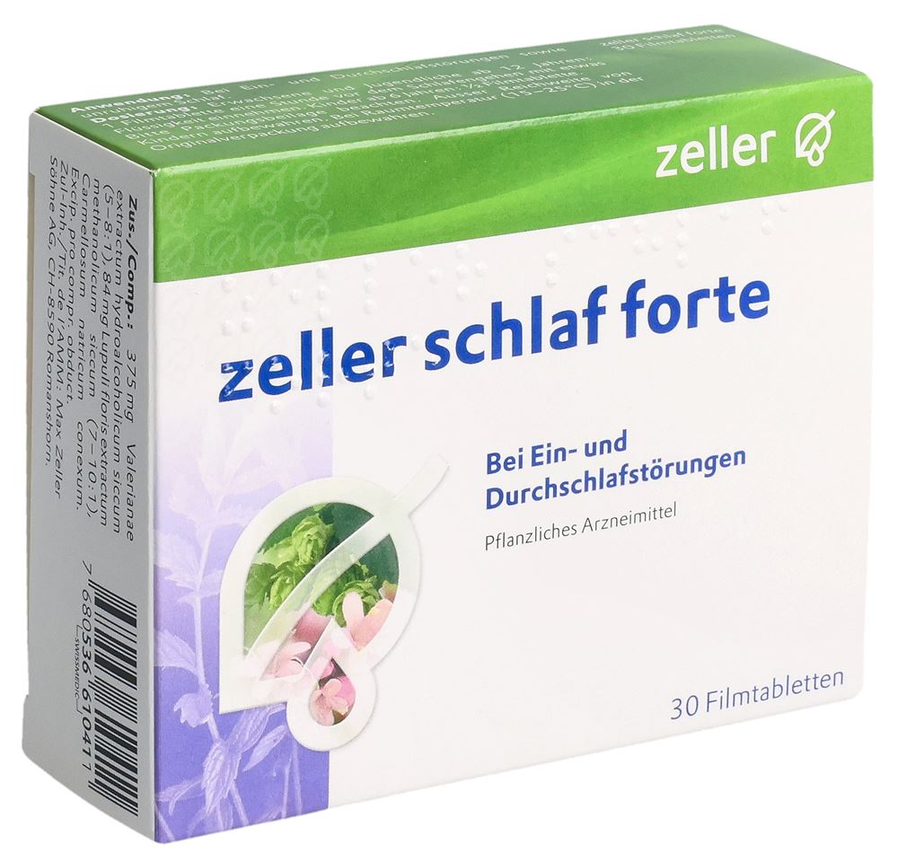 Zeller sommeil forte a30 comprimés