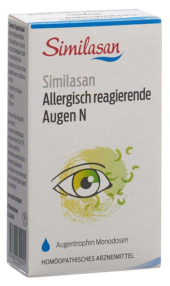 Similasan gouttes yeux allergies 20 mono