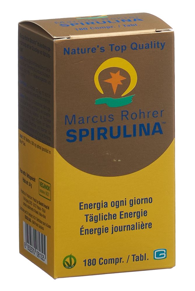 Marcus Rohrer Spirulina 180 Tabletten
