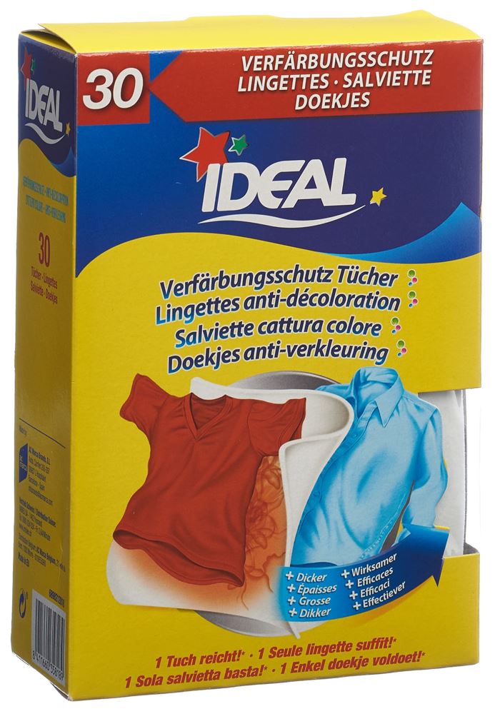 Ideal lingette anti-decoloration