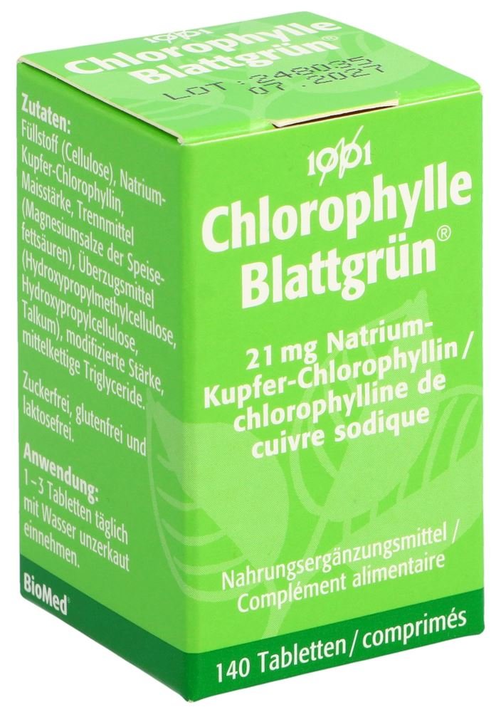 Chlorophylle 1001 dragées fl 140 pce