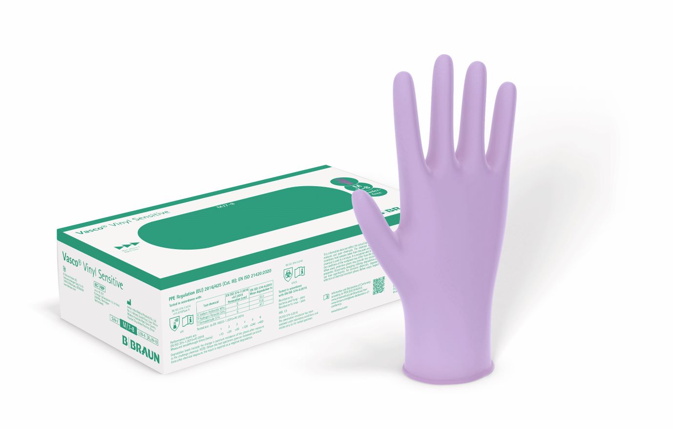 Vasco gants m vinyl 100 pces