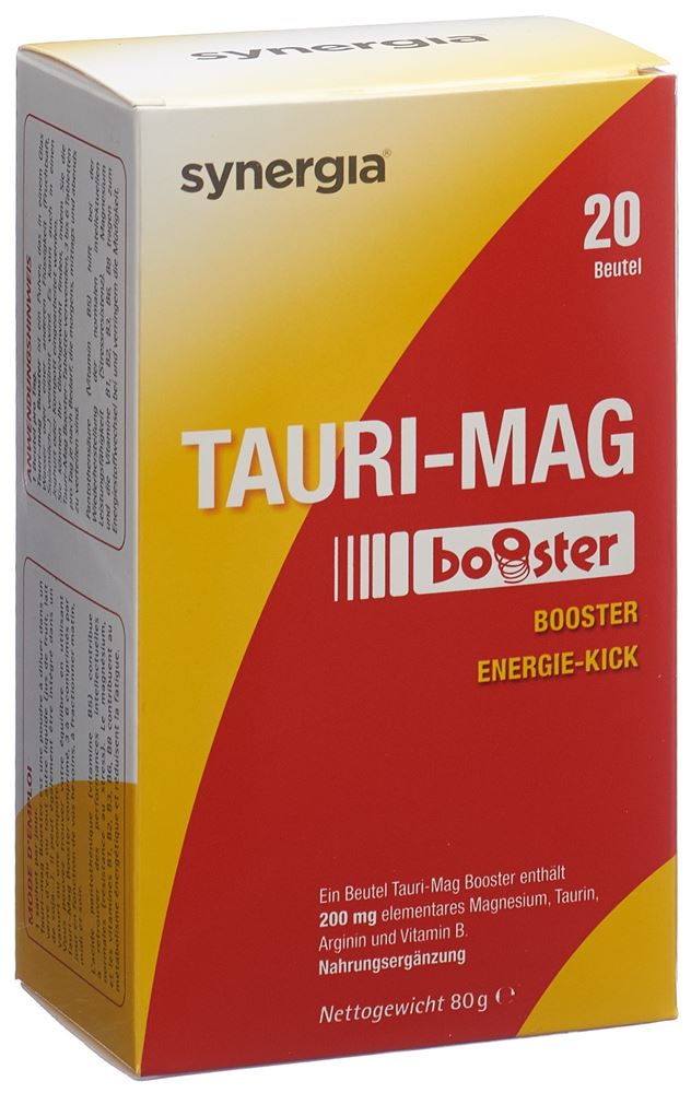 Synergia TAURI MAG Booster Energy 20 sachets